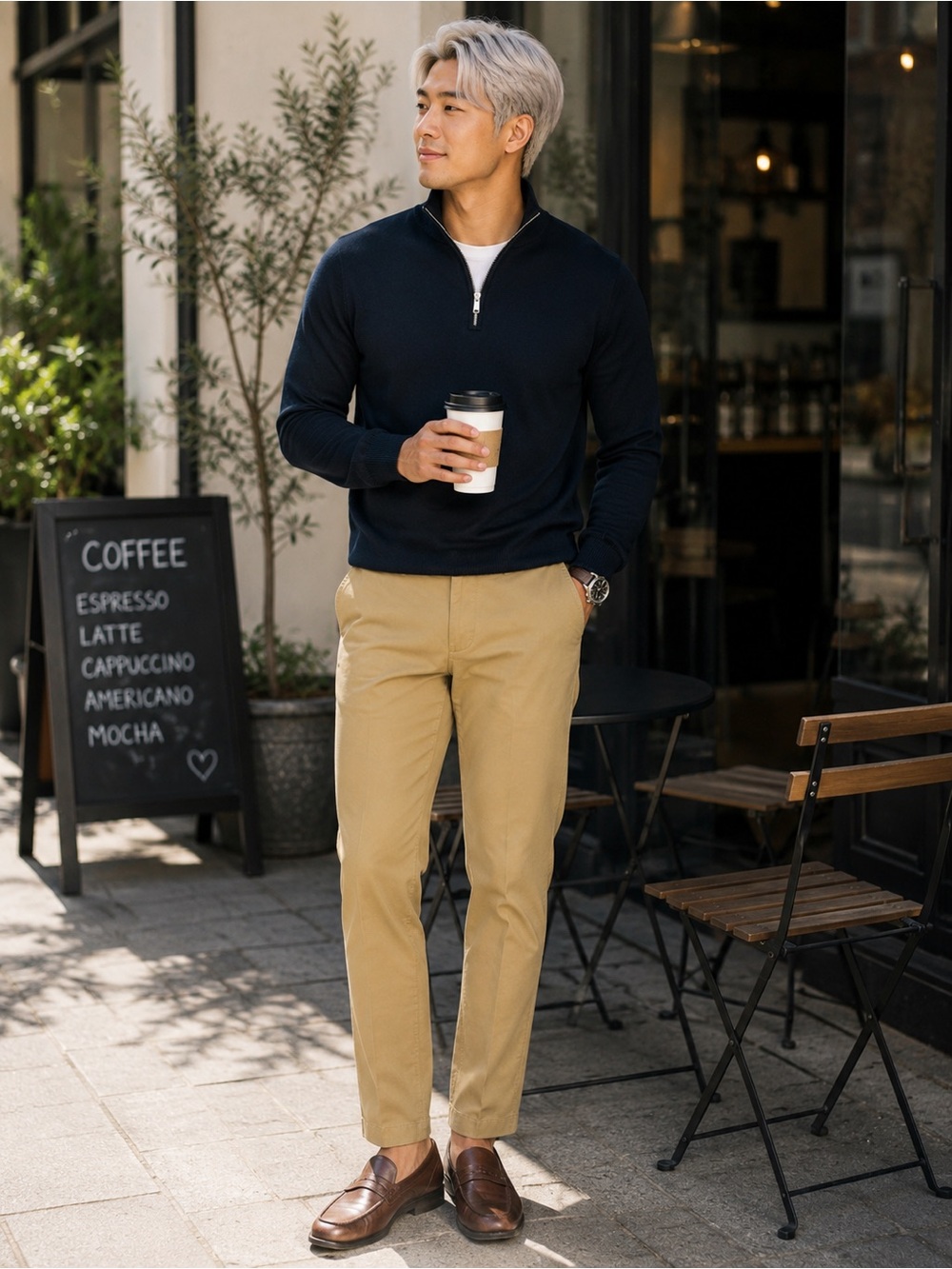 Goodfellow & Co Men's Chinos - Slim Fit Tan Pants in Size 30x30